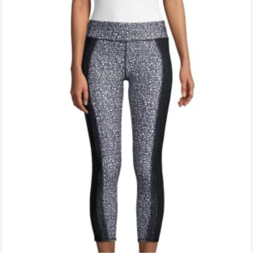 Xersion Train Compression Leggings Size Small Black/White NWT